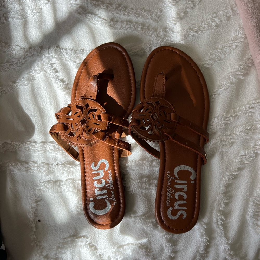 Circus by Sam Edelman Tan Saddle Sandals